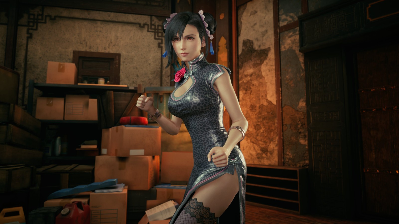 欢迎来到3D区？《最终幻想7：重制版》蒂法格斗家服设定图