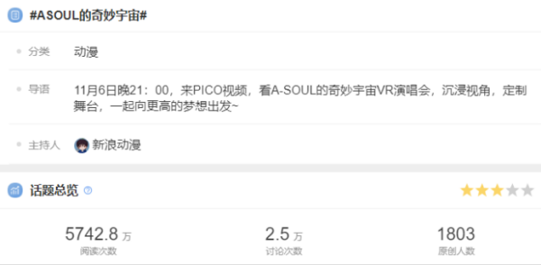 A-SOUL的奇妙宇宙VR演唱会 联手PICO打造虚拟偶像演出标杆