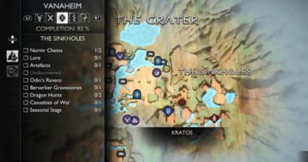 战神5落水洞解锁攻略