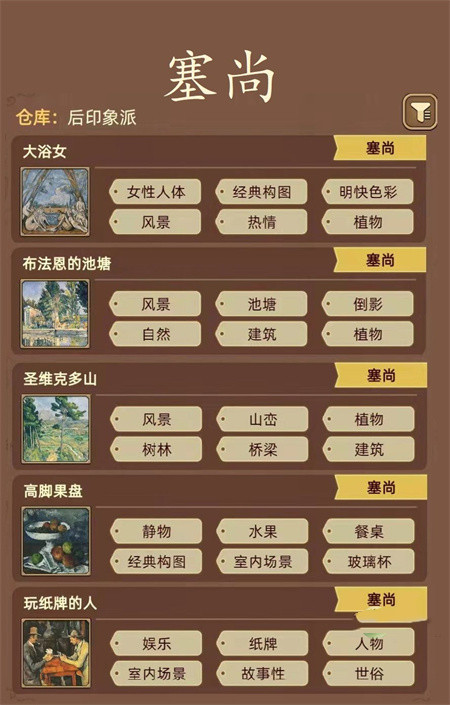 《名画展》画作标签攻略合集 《名画展》画作标签攻略合集