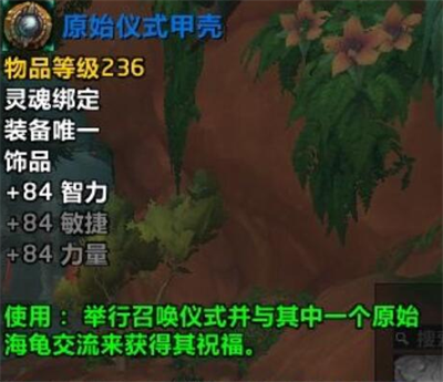 《魔兽世界》原始仪式甲壳的仪式位置攻略