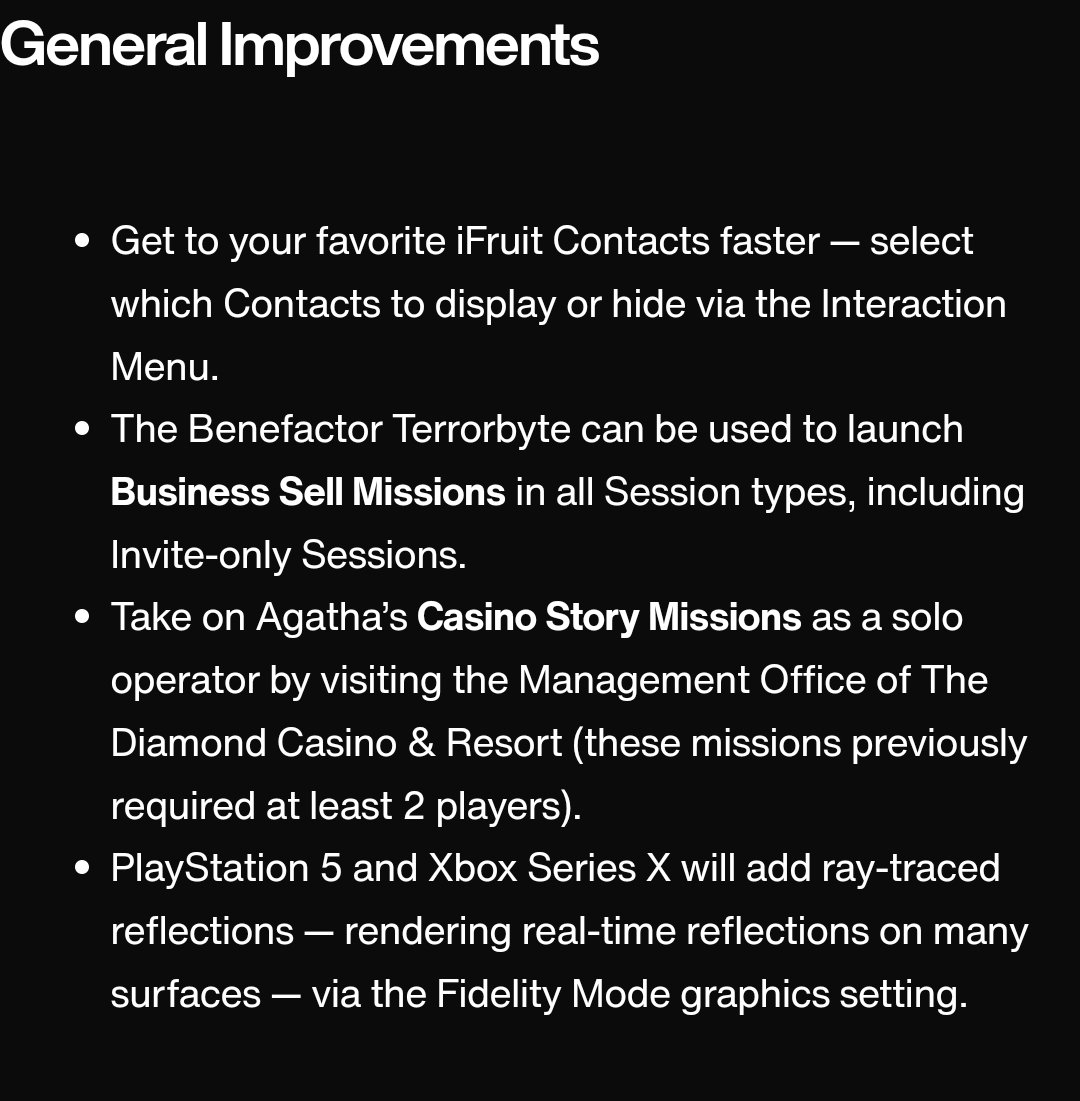 《GTAOL》将于12月更新 PS5和XSX支持光追反射