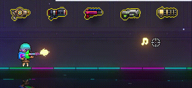 霓虹深渊无限彩虹枪效果