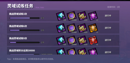 《镇魂街天生为王》灵域挑战系统说明