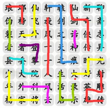 《汉字找茬王》找影视集找出他的全部作品通关攻略