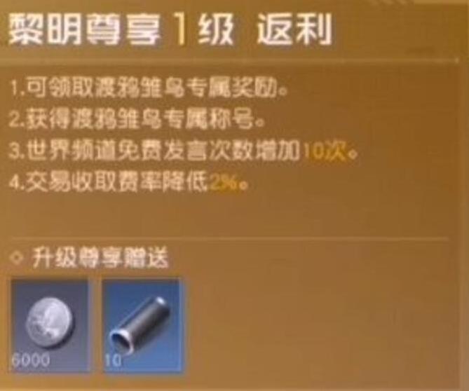《黎明觉醒》vip一共要多少钱？《黎明觉醒》vip1-10价格介绍