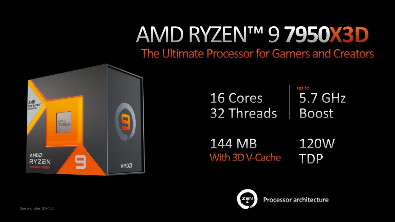 AMD 7000X3D正式登场：144MB缓存！