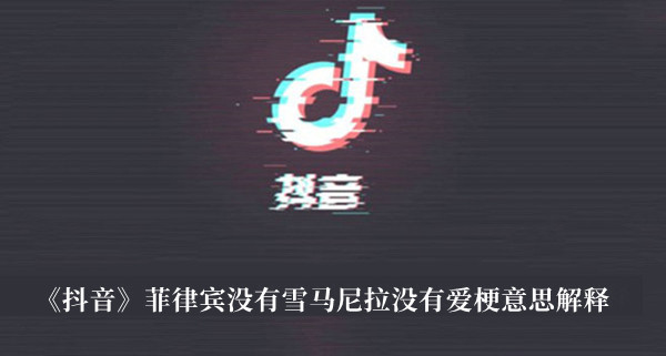 《抖音》菲律宾没有雪马尼拉没有爱梗意思解释