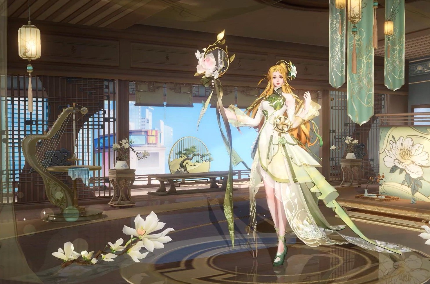 《王者荣耀》王昭君皮肤爆料视频：星传说乞巧织春