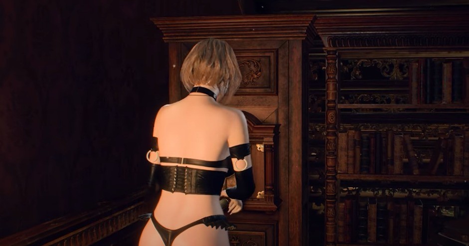 《生化危机4：重制版》阿什莉黑色内衣Mod