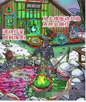 《进击的汉字》温泉火锅找到12处诡异的地方通关攻略