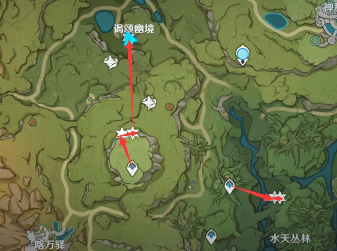 《原神》劫波莲材料收集路线攻略