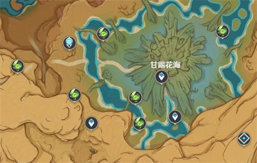 《原神》荒石苍漠草神瞳位置大全