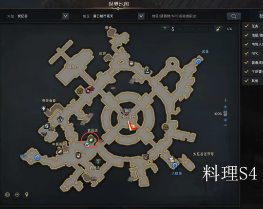 《命运方舟》安忆谷料理图鉴