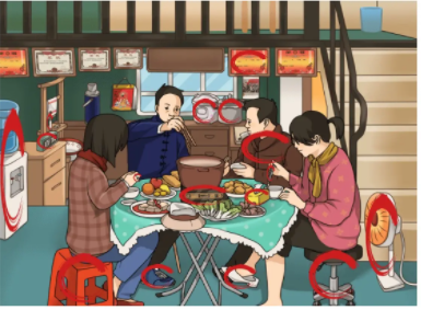 《烧脑找茬》京嗨饭搭子攻略