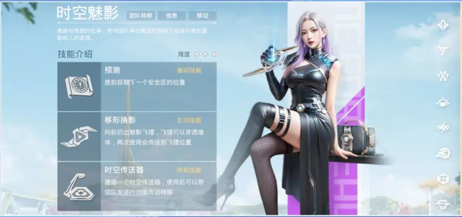 《和平精英》时空魅影角色图鉴