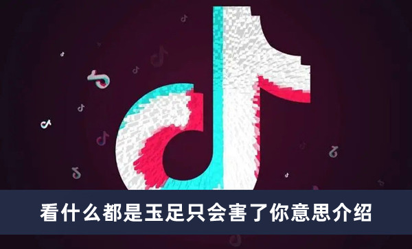 《抖音》看什么都是玉足只会害了你意思介绍