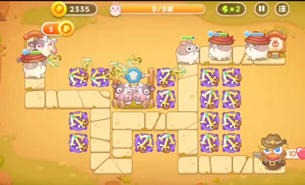 保卫萝卜4波仔很忙第十五关无伤通关攻略