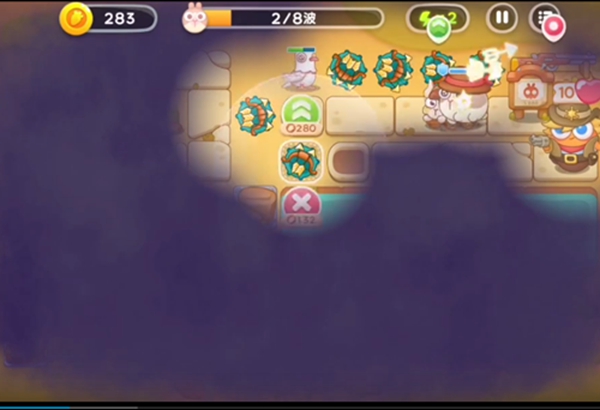 保卫萝卜4波仔很忙第十四关无伤通关攻略