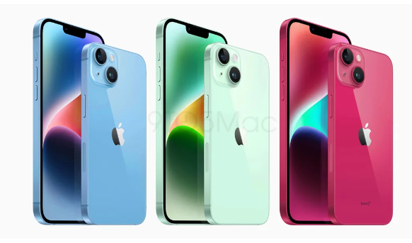 消息称iPhone15新增青绿/绯红色 磨砂玻璃材质