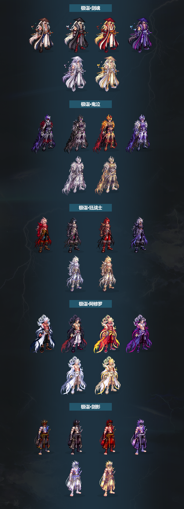 dnf2023年套各职业外观一览