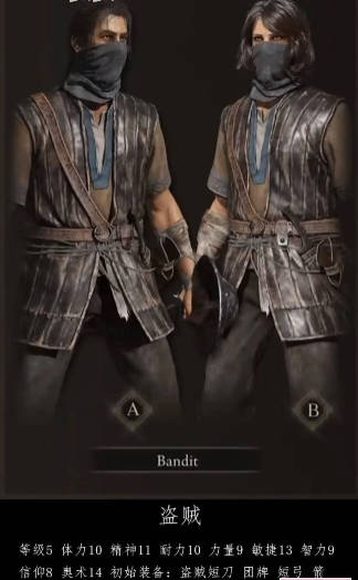 艾尔登法环盗贼加点推荐