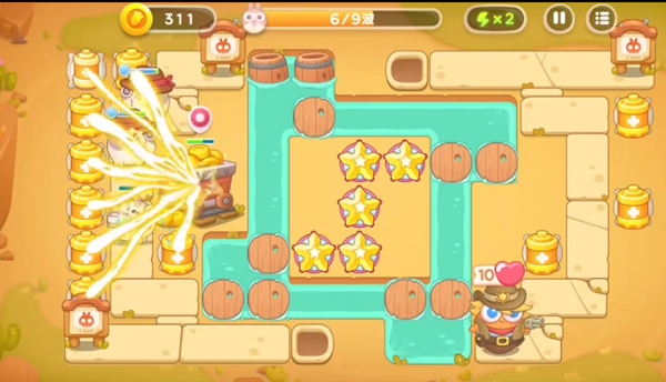 保卫萝卜4波仔很忙38关攻略