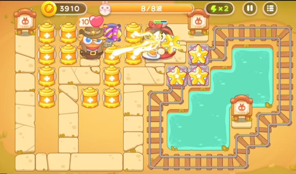保卫萝卜4波仔很忙31关攻略
