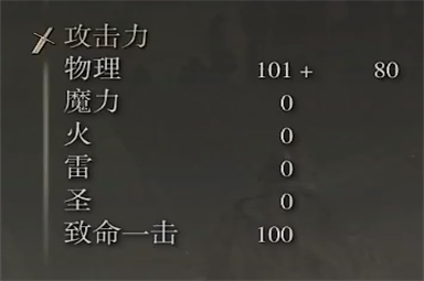 艾尔登法环分岔手斧属性