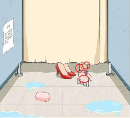 《文字来找茬》肥皂掉了怎么过