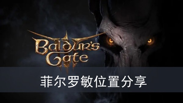 《博德之门3》菲尔罗敏位置攻略