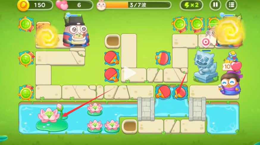 《保卫萝卜4》七夕鹊桥会第7关攻略