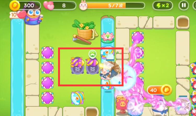 《保卫萝卜4》七夕鹊桥会第8关攻略