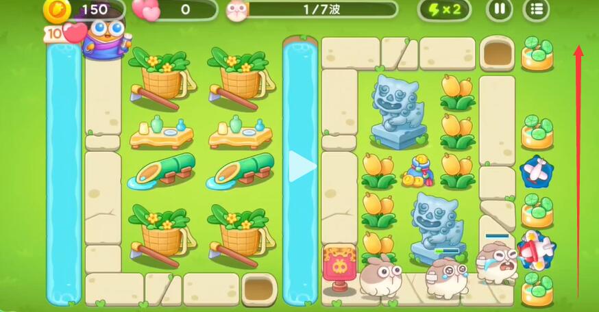 《保卫萝卜4》七夕鹊桥会第8关攻略