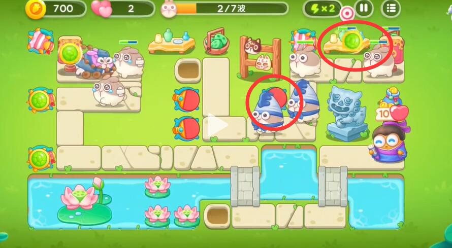 《保卫萝卜4》七夕鹊桥会第7关攻略