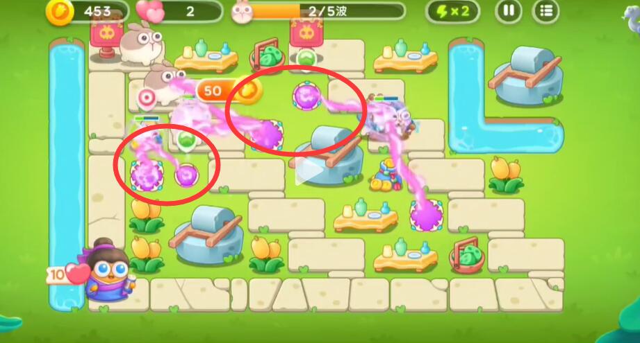 《保卫萝卜4》七夕鹊桥会第2关攻略