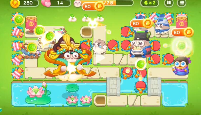 《保卫萝卜4》七夕鹊桥会第7关攻略