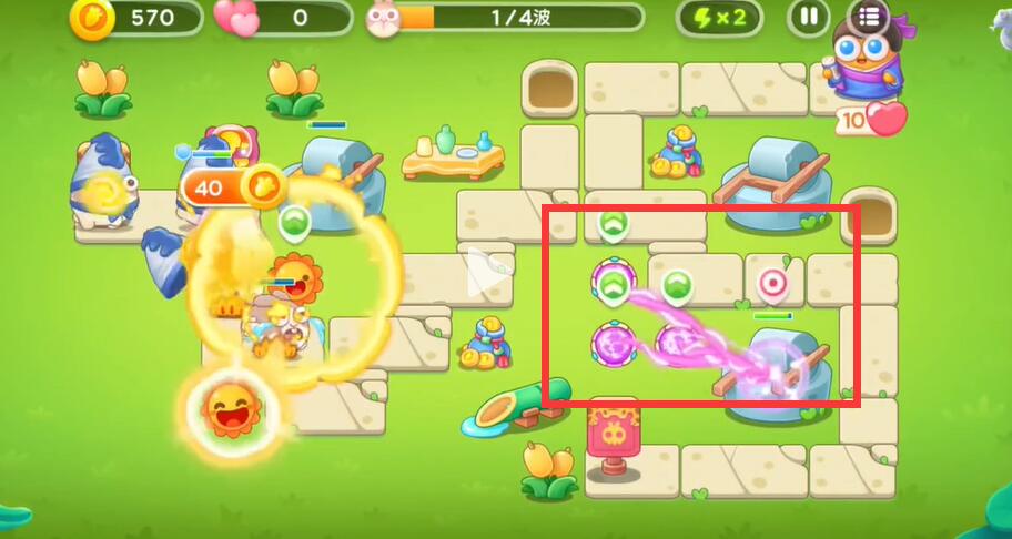 《保卫萝卜4》七夕鹊桥会第5关攻略