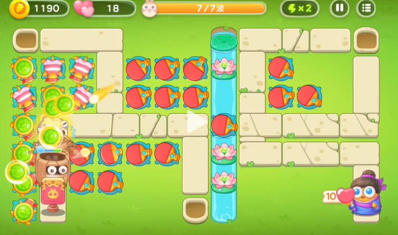 《保卫萝卜4》七夕鹊桥会第13关攻略