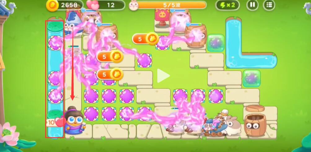 《保卫萝卜4》七夕鹊桥会第2关攻略