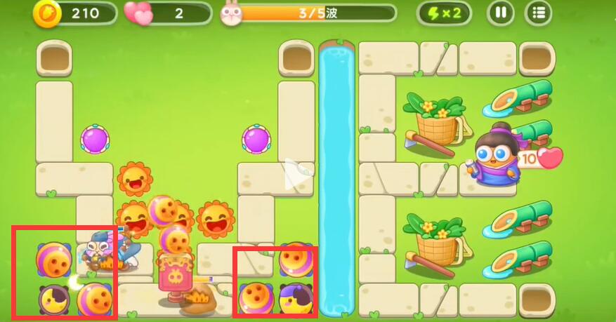 《保卫萝卜4》七夕鹊桥会第9关攻略