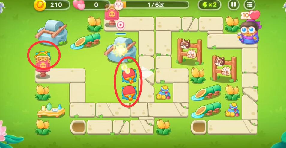 《保卫萝卜4》七夕鹊桥会第4关攻略