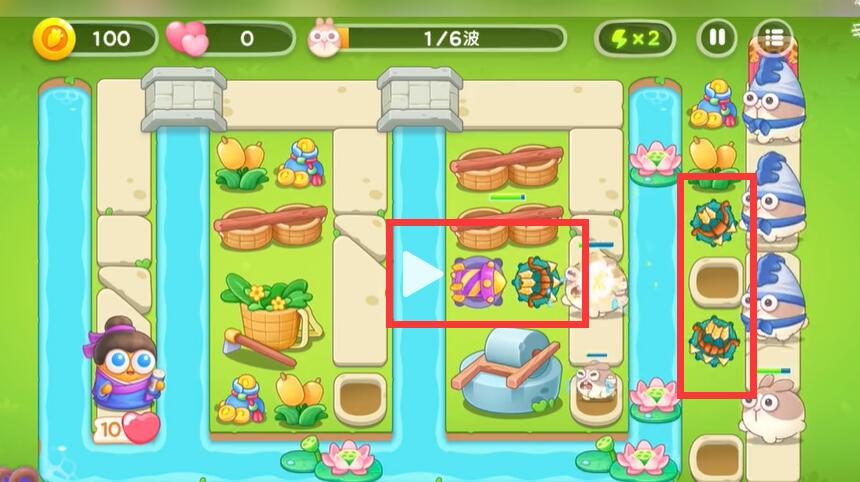 《保卫萝卜4》七夕鹊桥会第14关攻略