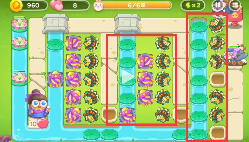 《保卫萝卜4》七夕鹊桥会第14关攻略