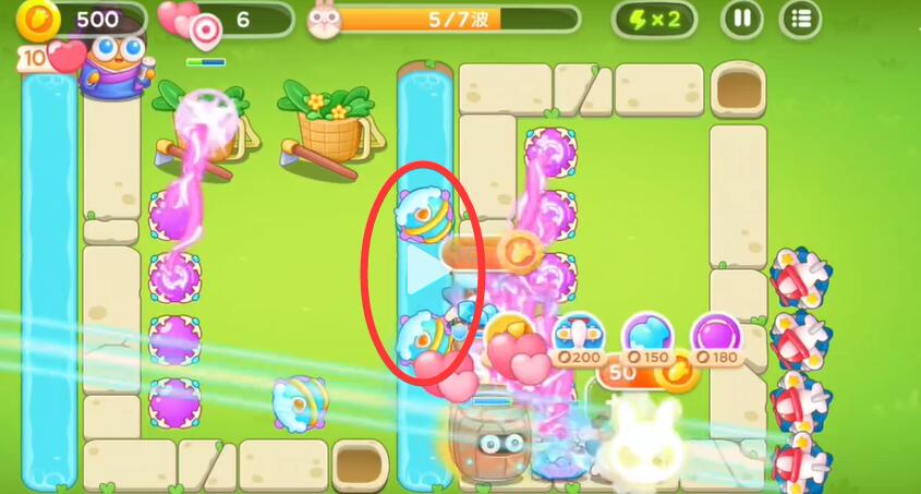 《保卫萝卜4》七夕鹊桥会第8关攻略