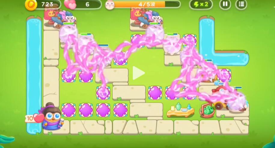 《保卫萝卜4》七夕鹊桥会第2关攻略