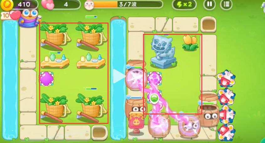 《保卫萝卜4》七夕鹊桥会第8关攻略