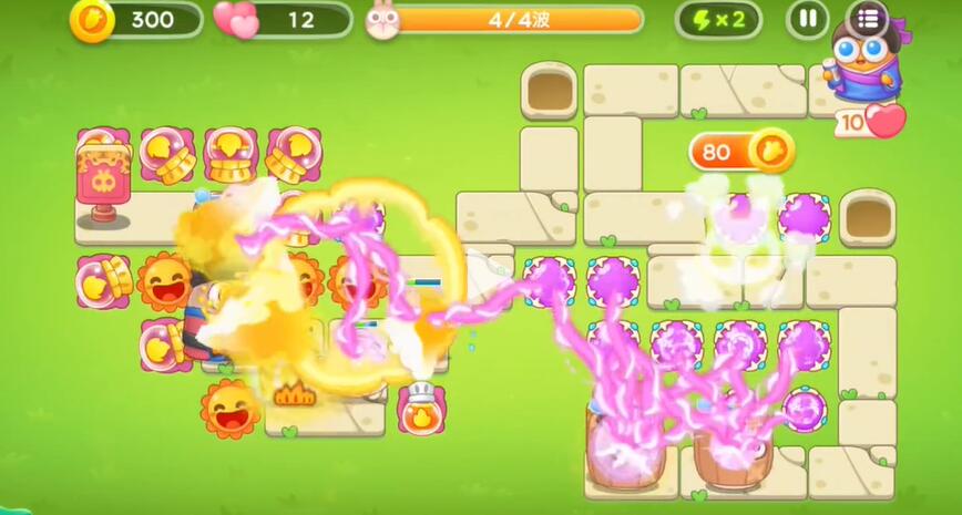 《保卫萝卜4》七夕鹊桥会第5关攻略