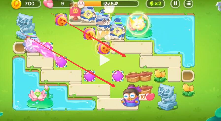 《保卫萝卜4》七夕鹊桥会第11关攻略