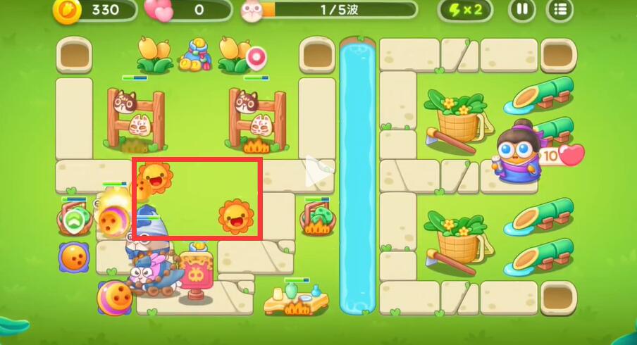 《保卫萝卜4》七夕鹊桥会第9关攻略